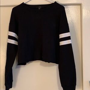 Long sleeve cropped sweater